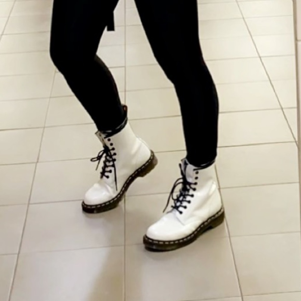 white doc martens - Picture 2 of 5